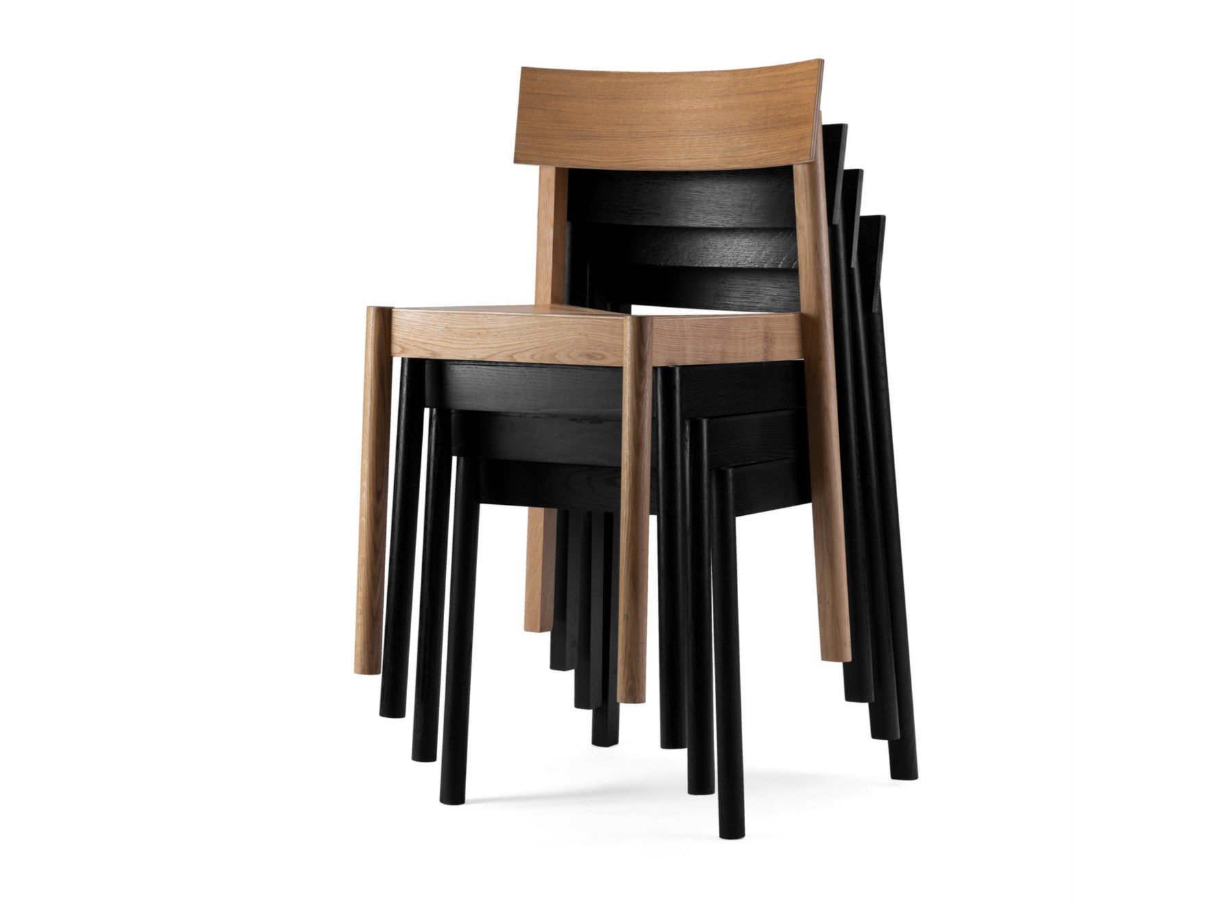 Штабелируемый стул из дуба In Stock Emko ARCH-00007920 - Вид №3
