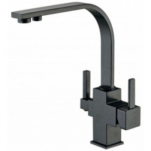 Zorg ZR 332 YF черный металлик Смеситель для кухни Zorg 290х205