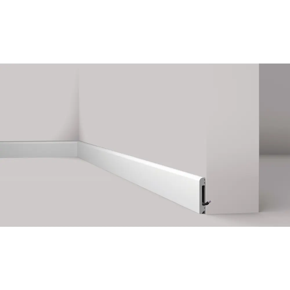 Плинтус NMC полистирол цвет белый 2000x80x13 мм STLM-2161667 - Вид №1