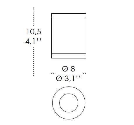 Литой алюминиевый потолочный светильник Zafferano Солнце ARCH-00098003 - Вид №2
