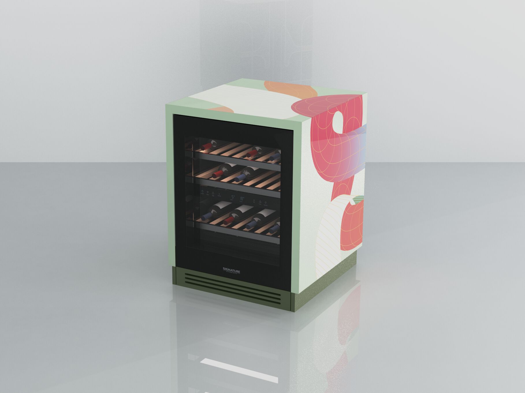 Вино подвал подплан SKS | Signature Kitchen Suite двойной код ARCH-00037487