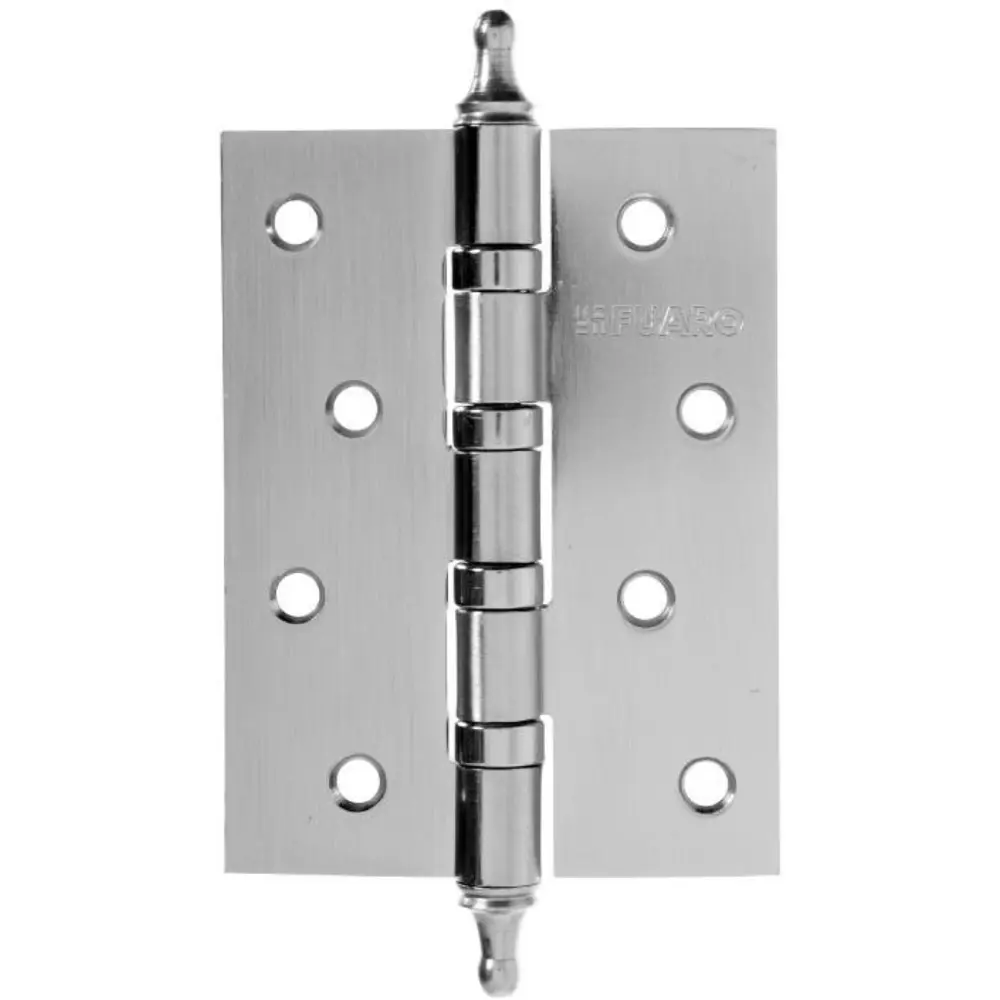 Петля универсальная Fuaro 4BB/А 100x75x2.5 мм сталь цвет матовый никель STLM-2073942