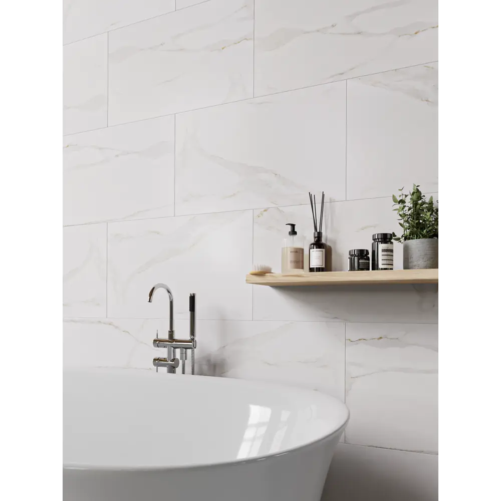 86213717 Стеновая панель ПВХ Artens Сприн белый 700x420x3.6 мм 2.058 м² 7шт STLM-1013456  - Вид №6