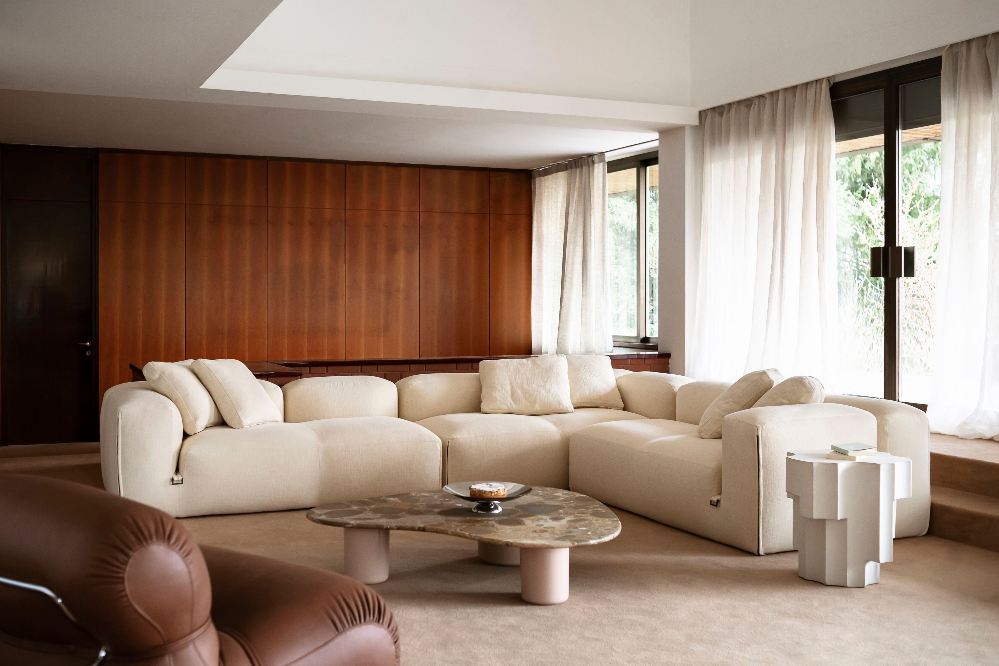 Модульный тканевый диван Tacchini Le Mura ARCH-00112053 - Вид №3