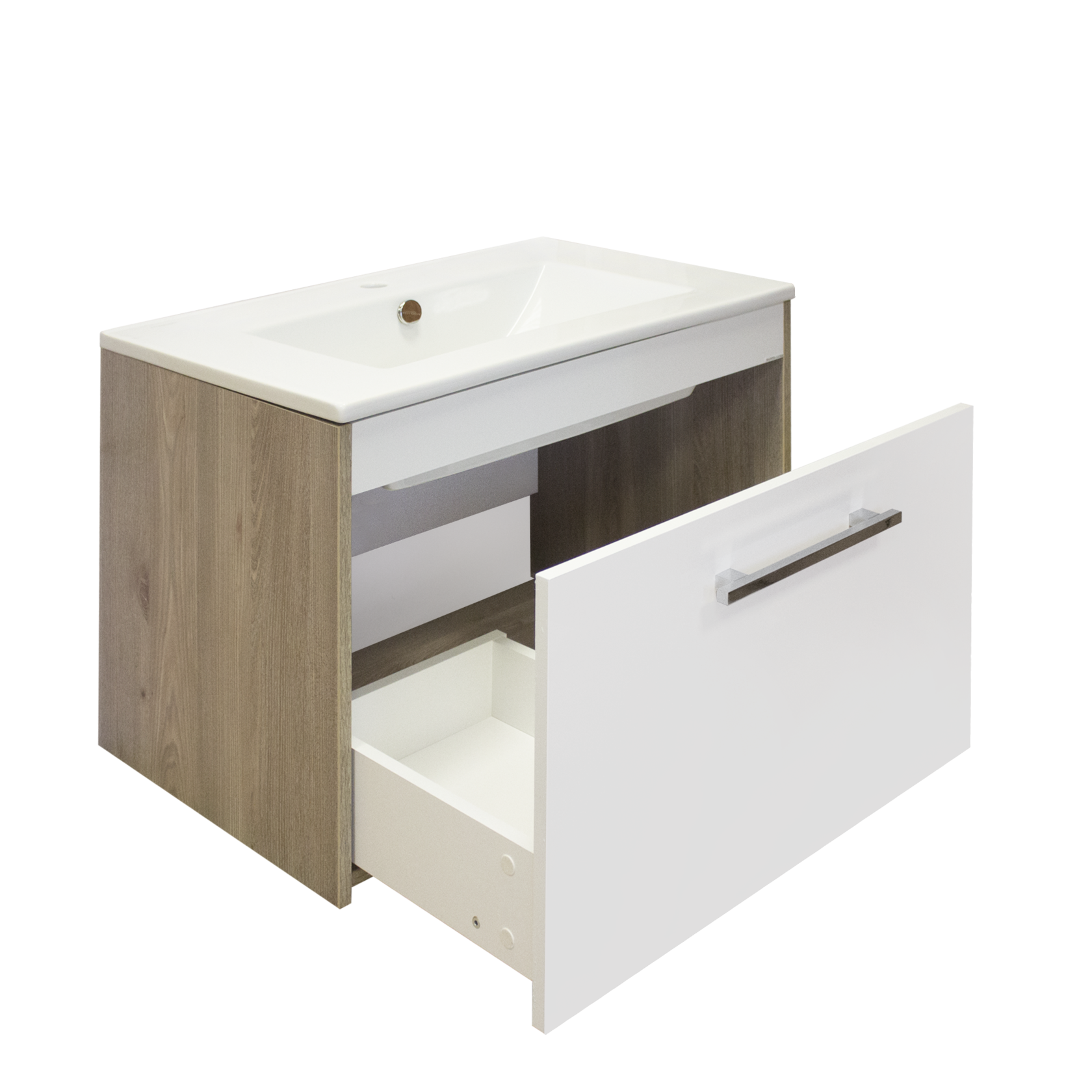 Тумба подвесная QUADRO 75 нельсон PLUS SANITA LUXE QDRNPSLCW75212W1 - Вид №1