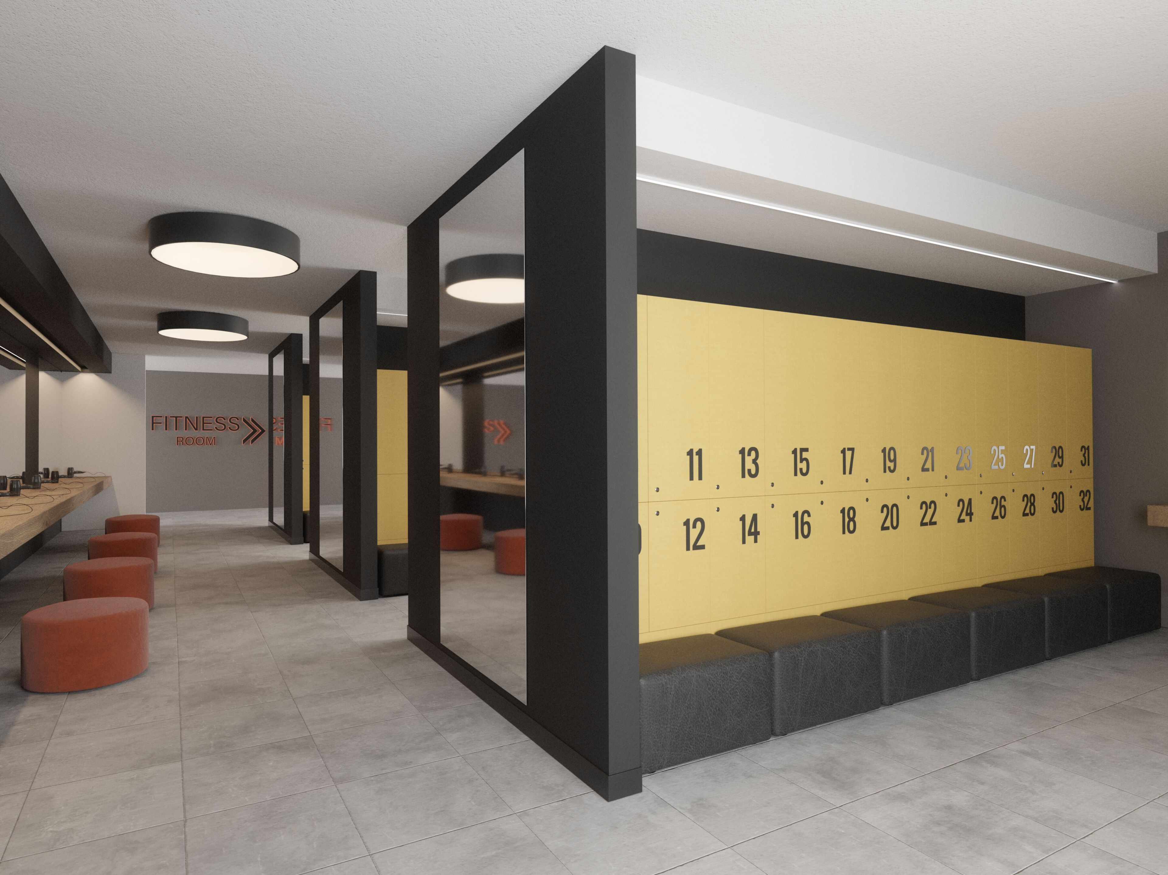 Деревянная мебель для раздевалок MOBILIFICIO SANGIORGI Made to fit ARCH-00147901 - Вид №1