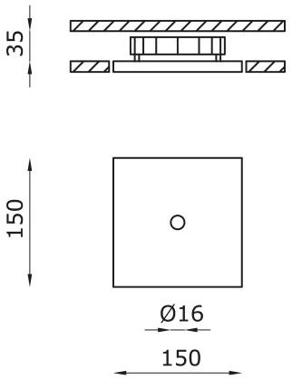 Buzzi & Buzzi Встраиваемый светодиодный точечный светильник из материала aircoral® sun-id-1363907 - Вид №1