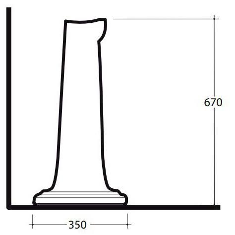 Olympia Ceramica Колонна для керамической раковины Impero Imp9co01 - Вид №1