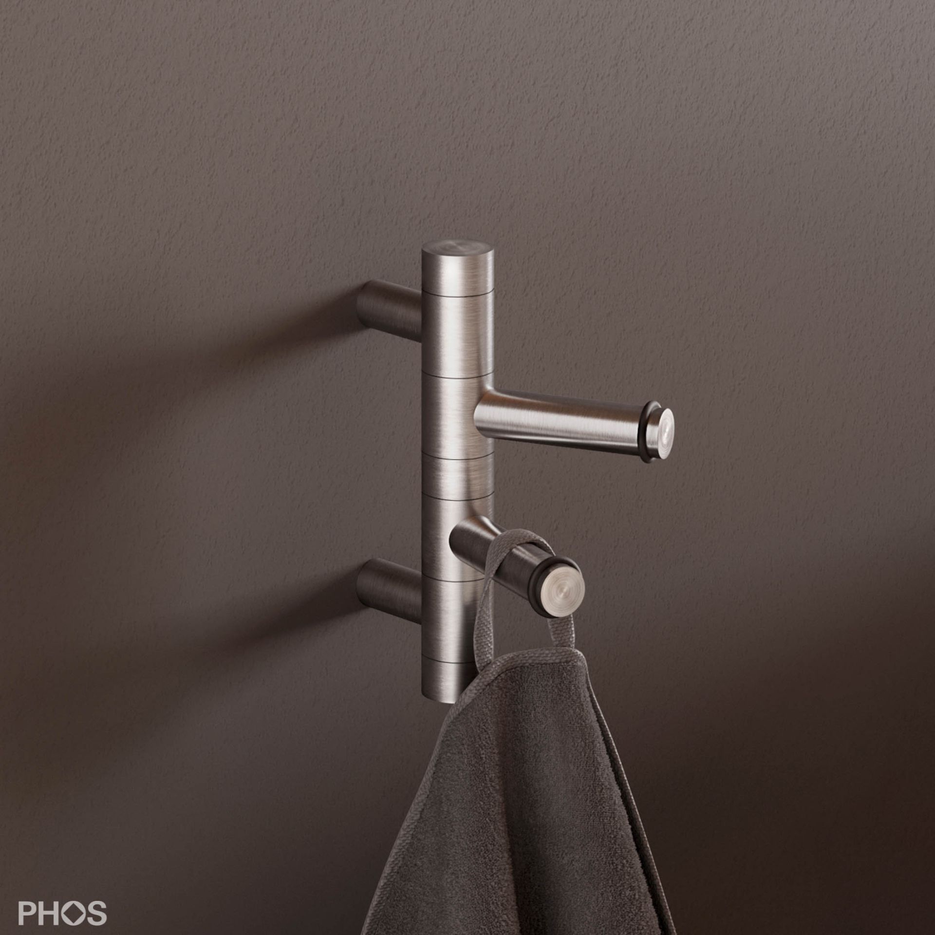 GH2-O Крючок для полотенец с 2 вращающимися крючками PHOS 