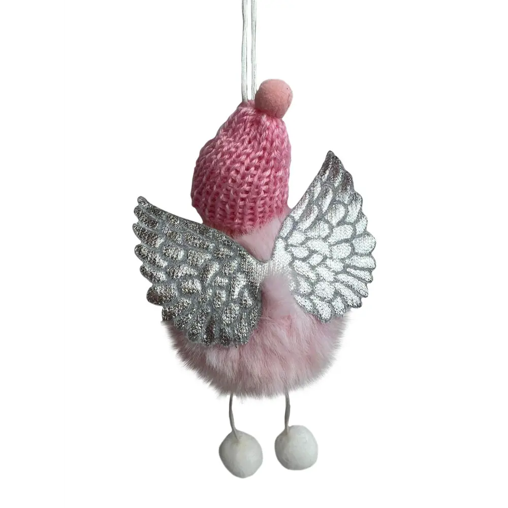89381633 Украшение елочное «Ангел», 14.5x8.5 см, цвет розовый STLM-1484534 Santreyd  - Вид №2