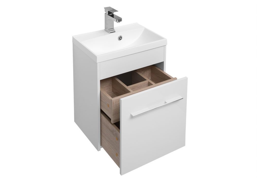 Мебель для ванной Aquanet Августа 50 белый 00225266 - Вид №3