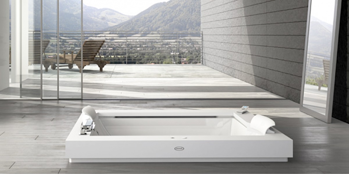 Ванна встроенная с гидромассажем Aura Plus 9443-731 Jacuzzi 9443731 - Вид №1