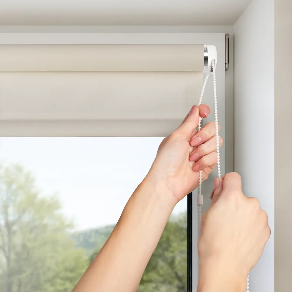 Штора рулонная Plain, 40x160 см, цвет белый PRAKTO STLM-2099963 - Вид №2