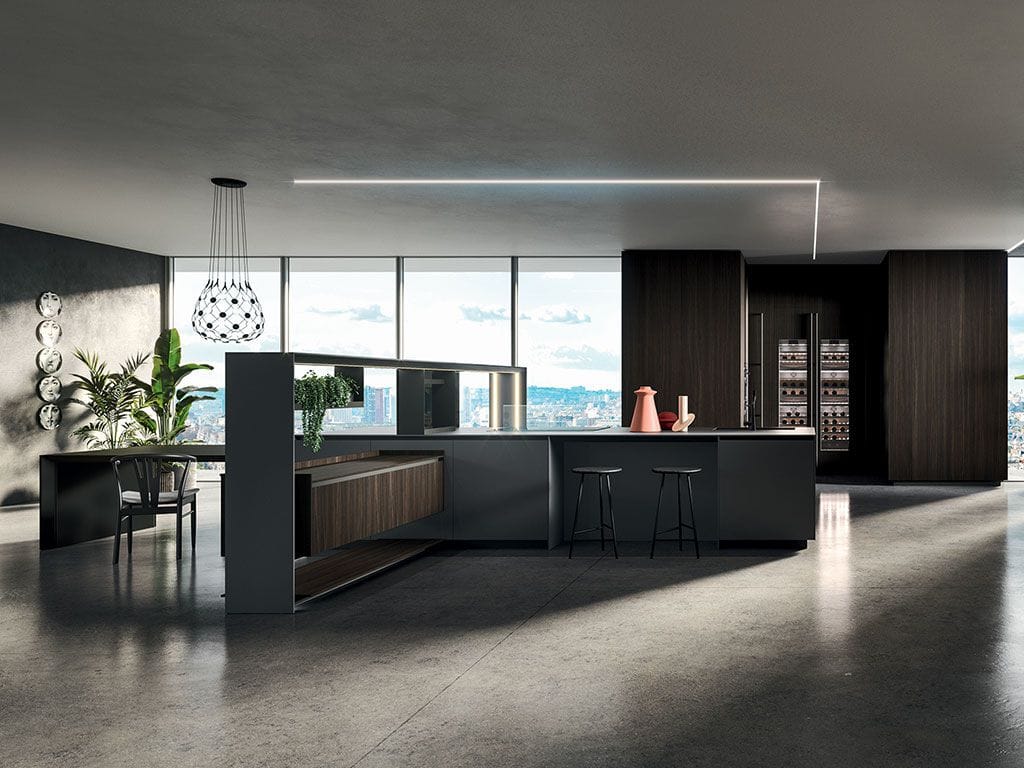 Встроенная кухня с островом Arrital Nautila ARCH-00121693