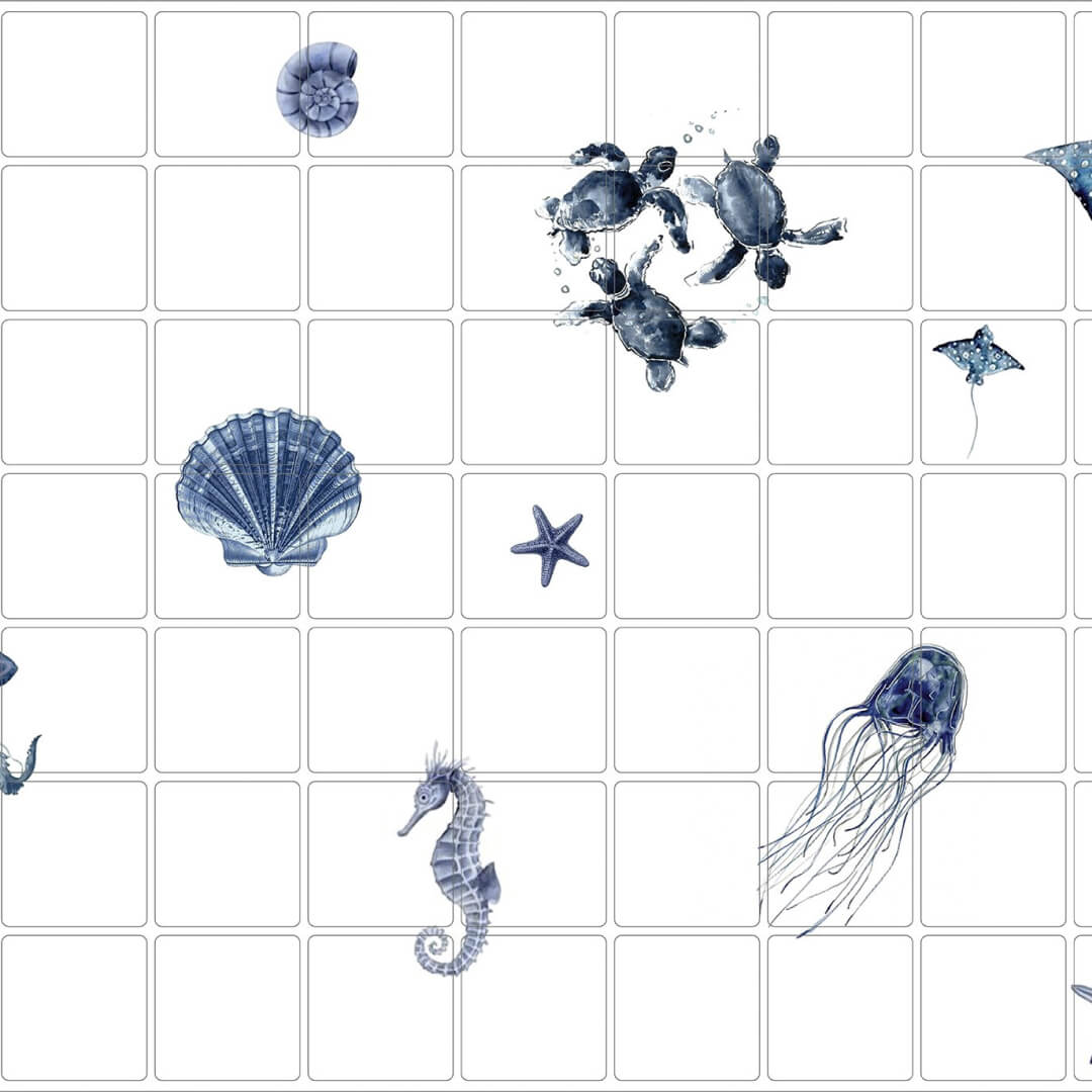 Панель ПВХ 0,2 мозаика «Морской коктейль» Stella STSR-727