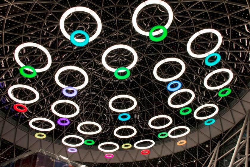 Martinelli Luce Светодиодный подвесной светильник из полиэтилена Circular pol 2057/xs - Вид №4
