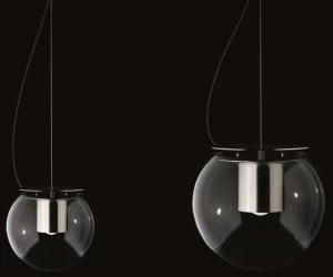 Oluce Подвесной светильник с прямым светом из дутого стекла The globe