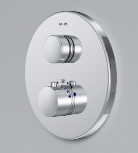 F50A75700 Inspire V2.0 TouchReel смеситель для 1 потребителя с термостатом монтируемый в стену хр AM.PM Inspire 2.0