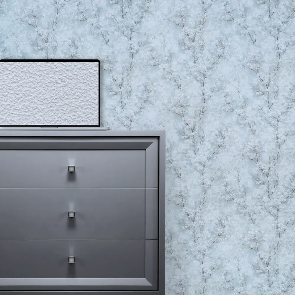 A.S. Creation Sakura - Флизелиновые обои зелёного цвета для элегантного интерьера 85559472 STLM-0063842 - Вид №2