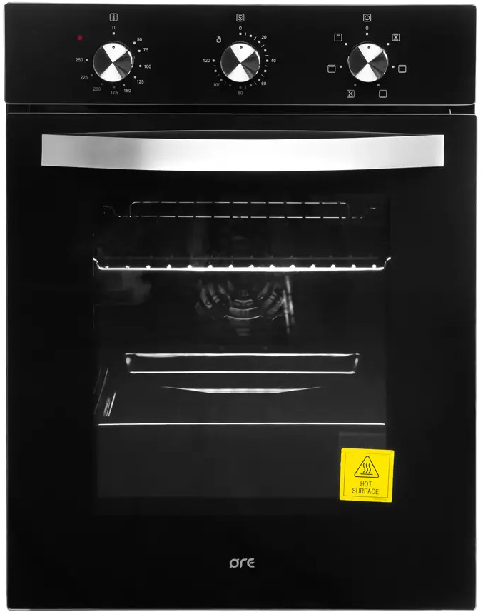 Электрический духовой шкаф ORE VS45B с конвекцией - стильная черная модель 82495871
