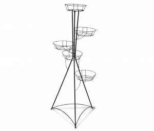 Подставка для цветов Kolonna 5 чёрный SHEFFILTON ПОДСТАВКИ ДЛЯ ЦВЕТОВ 014974 Чёрный