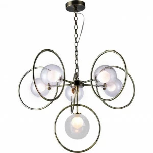 Подвесной светильник золотистый Stilfort Rigalio 2047/03/06P STILFORT ДИЗАЙНЕРСКИЕ, RIGALIO 00-3890290 Золото