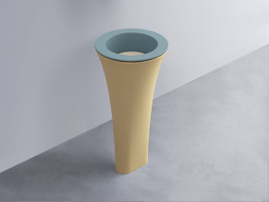 AMLA45-PL+AMPILT-LN+AMCOLT-CN Раковина Amedeo Tondo отдельностоящая cielo Enjoy + Amedeo