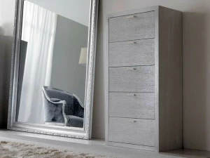 CorteZari Комод из дерева Zoe silver 414