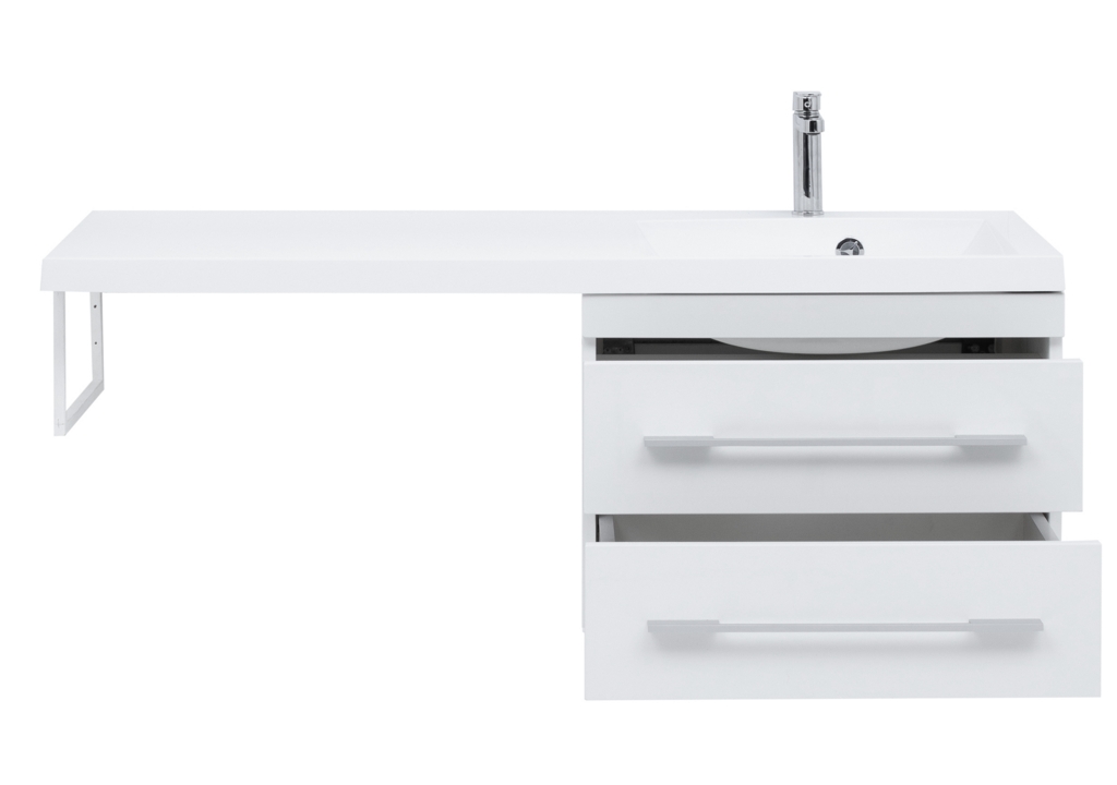 Тумба с раковиной Aquanet Нота 120 R белый 0017148300239568 - Вид №11