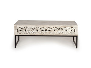 Прямоугольный журнальный столик из манго