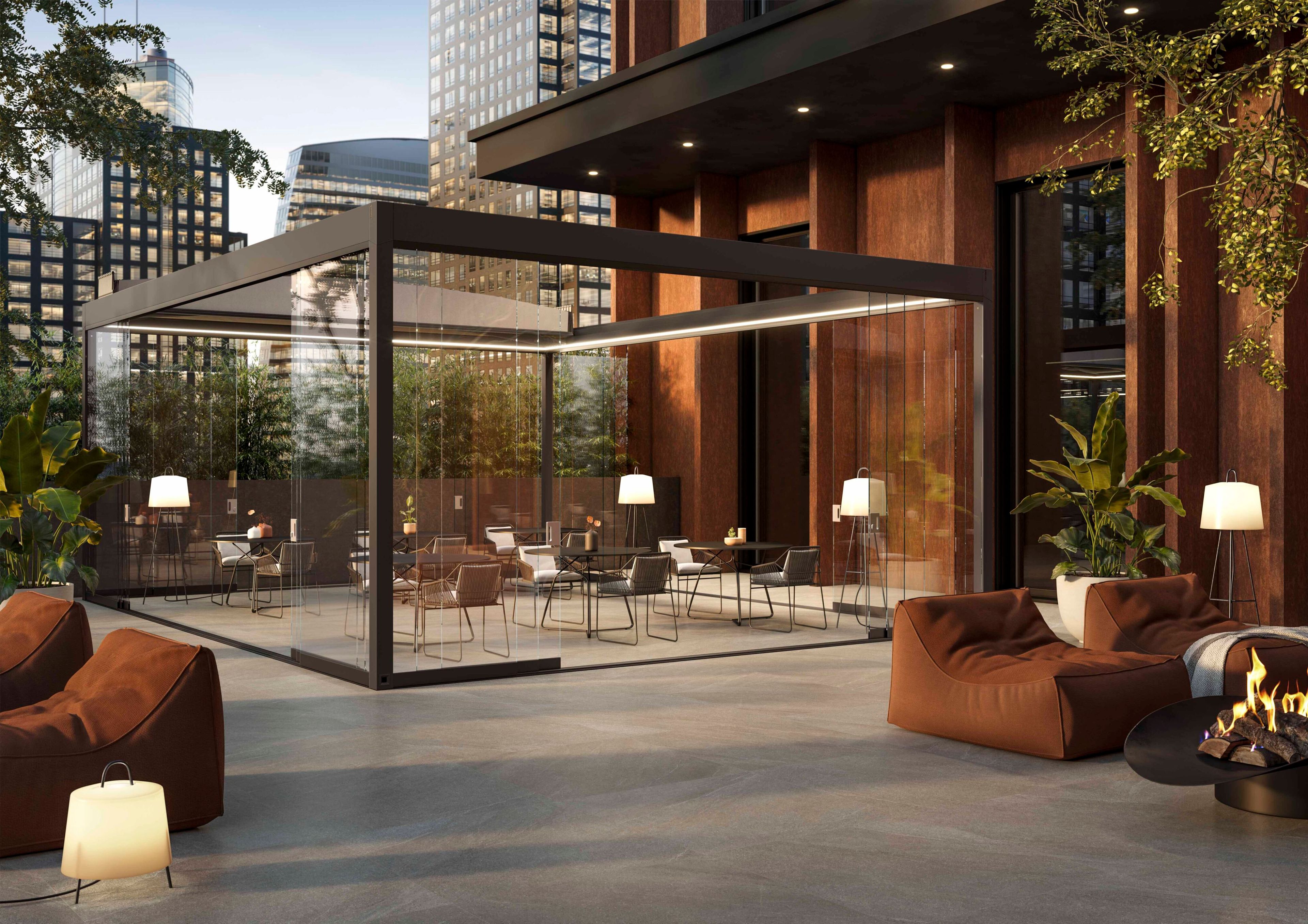 Самонесущая беседка из ткани Corradi система Butterfly ARCH-00017740 - Вид №2