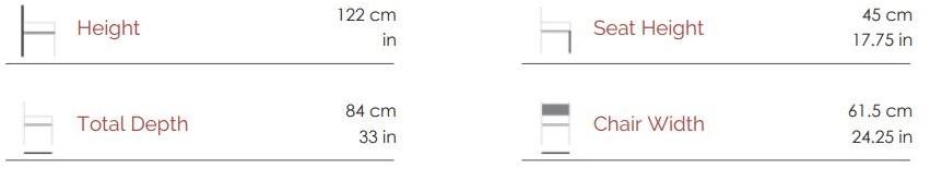 Fenabel Кресло из ткани с высокой спинкой Sagres Co.1343 - Вид №2