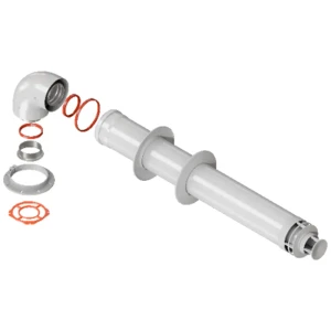Комплект дымохода Rommer стандарт 60/100 - 900мм RCA-6010-260900 89345577 STLM-2078875