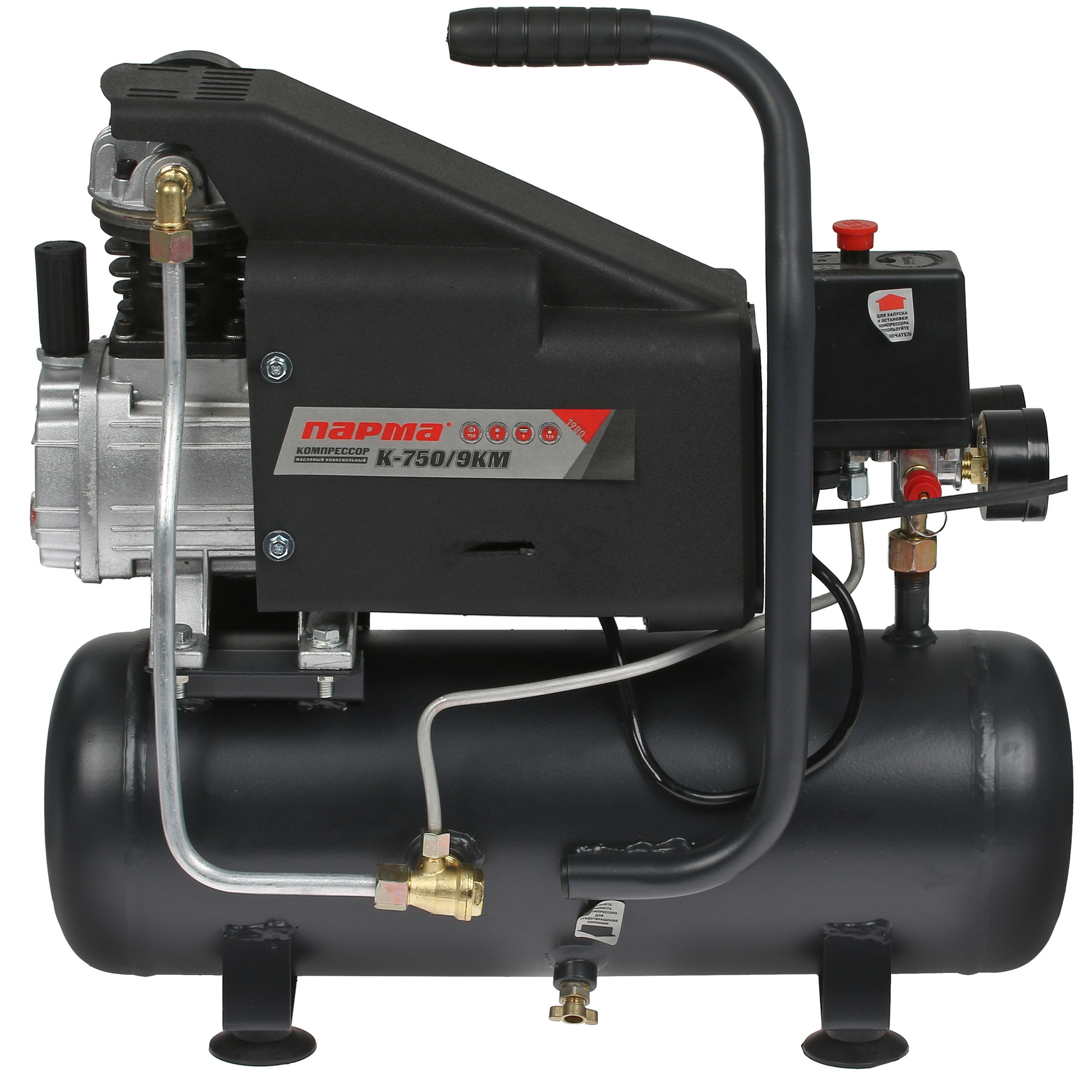 Компрессор поршневой масляный Парма K-750/9КМ 1081885 STDN-0019628 - Вид №3