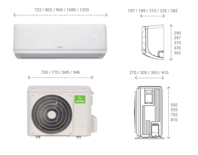 Настенная сплит-система LESSAR LS-H36KPA2 / LU-H36KPA2 sun-id-683265 - Вид №4