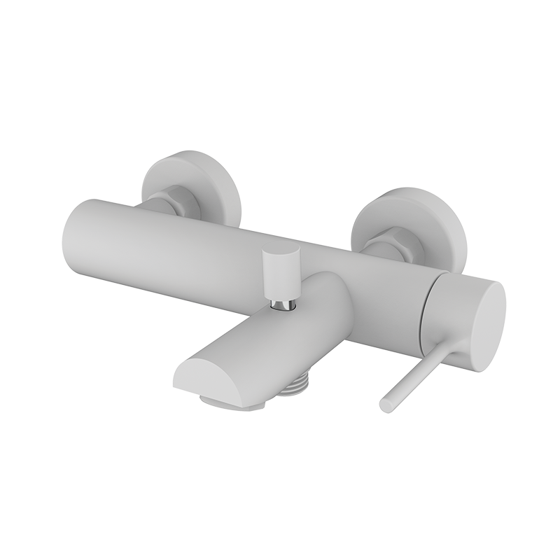 47224471 PREMIUM Белый смеситель ванна-душ Белый GRB MIXERS 