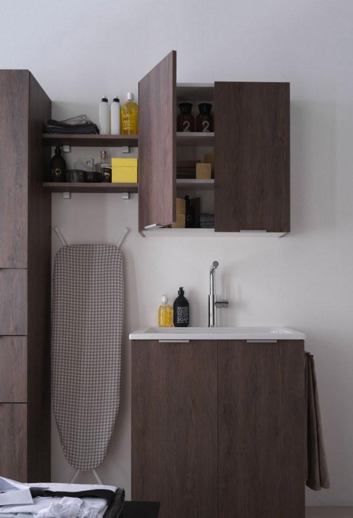 Ideagroup Постирочный шкаф из меламина для стиральной машины Kandy sun-id-1475396 - Вид №4