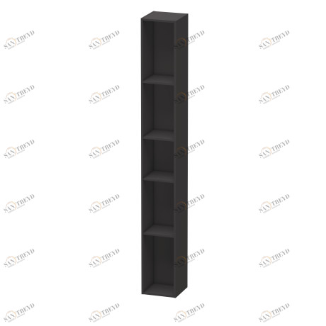 LC120608080 L-Cube Элемент полки (вертикальный) Graphit Super Matt Duravit