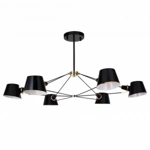 Подвесная люстра Freya Abigail FR5038-CL-06-B черная FREYA ДИЗАЙНЕРСКИЕ, ABIGAIL BLACK 187979 Черный