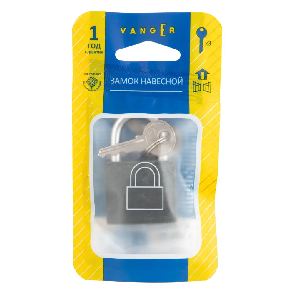 Замок навесной Vanger PD-01-32 27.7x30 мм, чугун STLM-2007102 - Вид №4