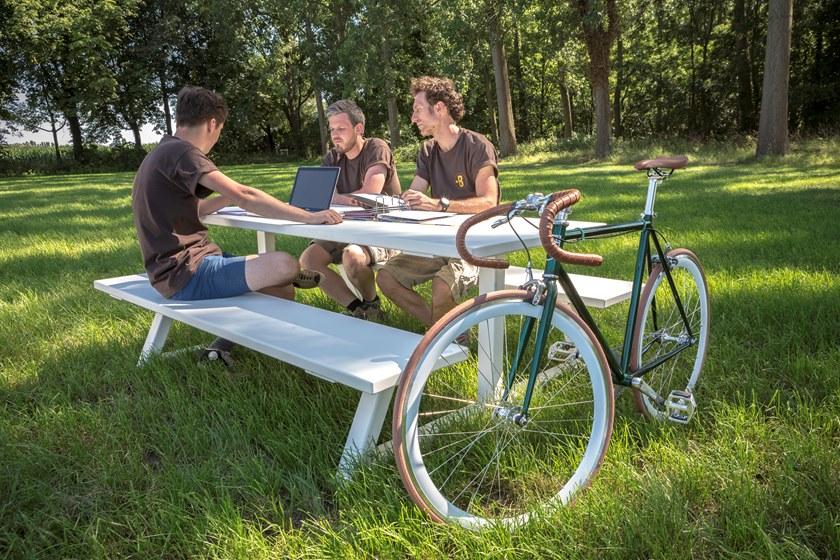 BuzziSpace Прямоугольный стол для пикника со встроенными скамейками sun-id-1484616 - Вид №1