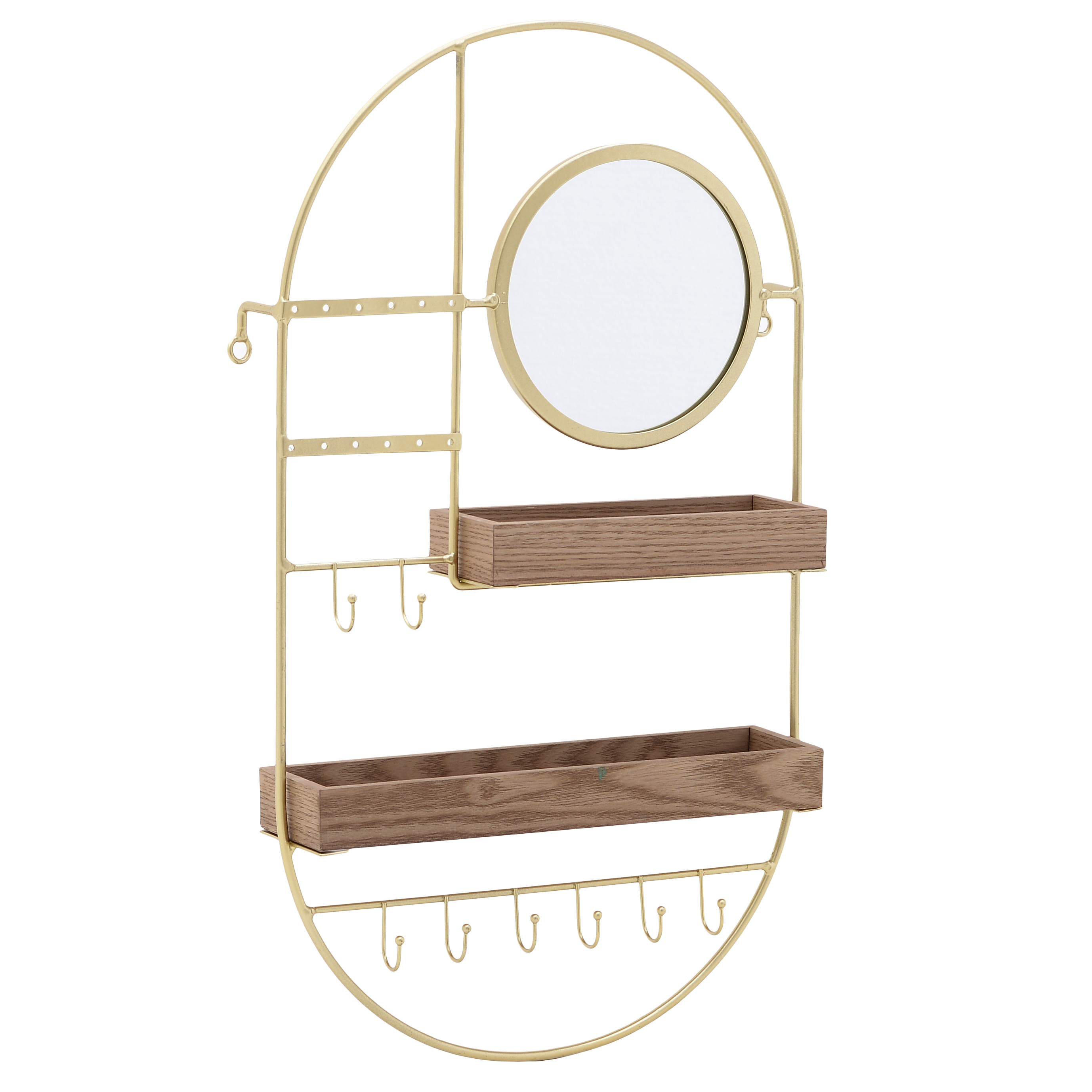 3850874.0005 СТЕЛЛАЖ НАСТЕННЫЙ С ЗЕРКАЛОМ TO4ROOMS  - Вид №1