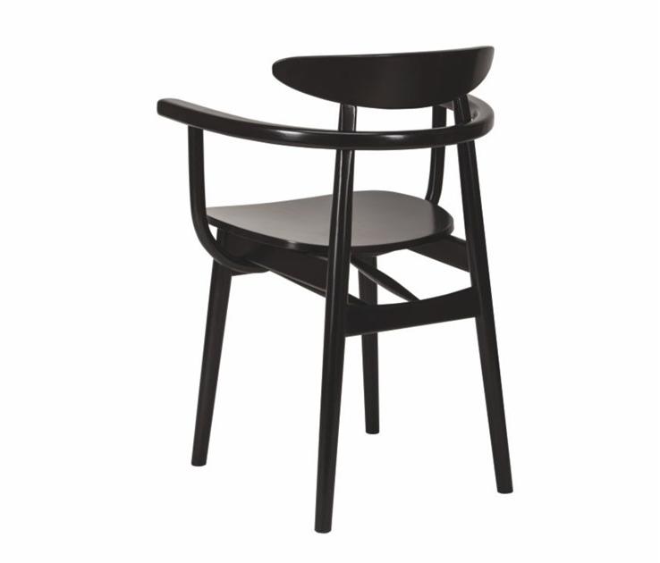 Paged Стул из бука с подлокотниками  Yesterday b-4100  - Вид №2