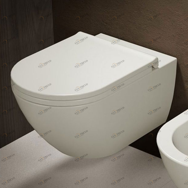 EJVSTALCO Подвесной унитаз настенный Белый Ceramica Cielo ENJOY Италия