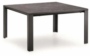 Midj Квадратный раздвижной обеденный стол из стеклокерамики