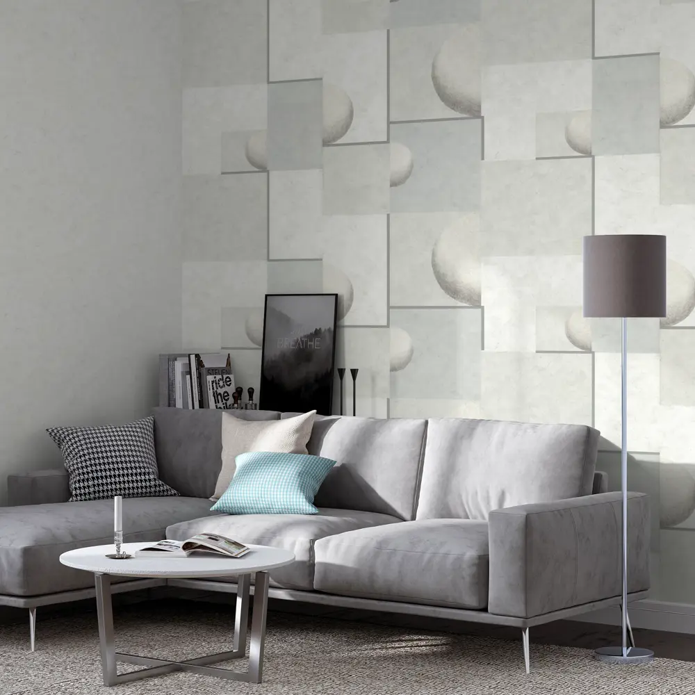 Обои флизелиновые Palitra Home Eclipse серые 1.06 м HC72080-14 88873391 STLM-2016200 - Вид №3