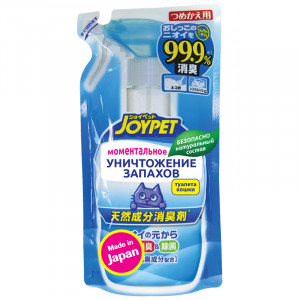 ПР0051193 Спрей для кошек уничтожитель меток и сильных запахов, сменный блок 270мл Japan Premium Pet