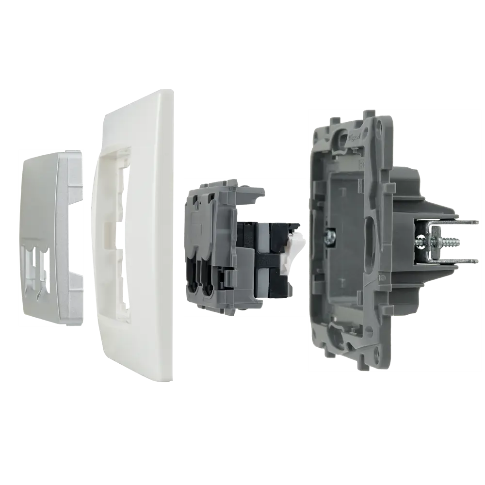 Компьютерная розетка Legrand Etika двойная RJ45 Cat 5e алюминий 82496551 STLM-0028725 - Вид №6