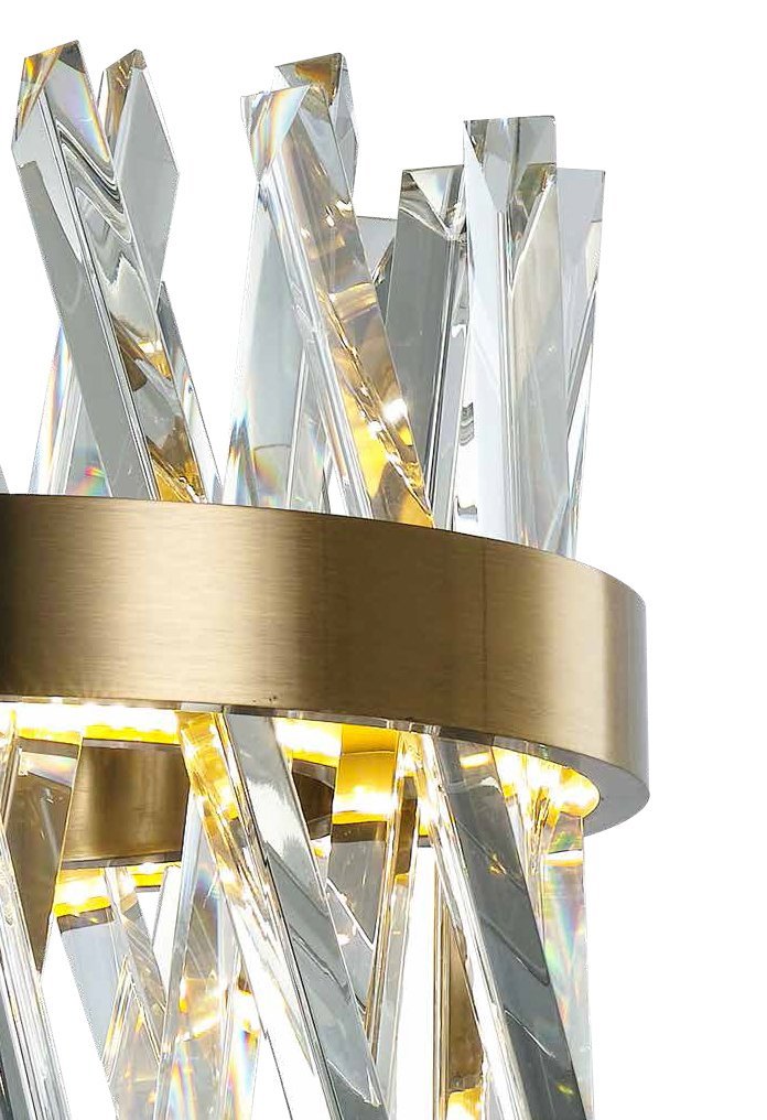 Светильник настенный золотистый Akasha 250A ant.brass DELIGHT COLLECTION  00-3882886 Золото  - Вид №1