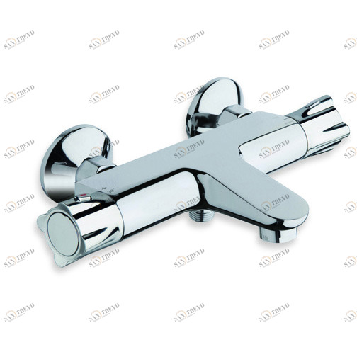 CRITE157 Внешний термостатический смеситель для ванны "Cold Touch" с металлической ручкой Cristina Rubinetterie 